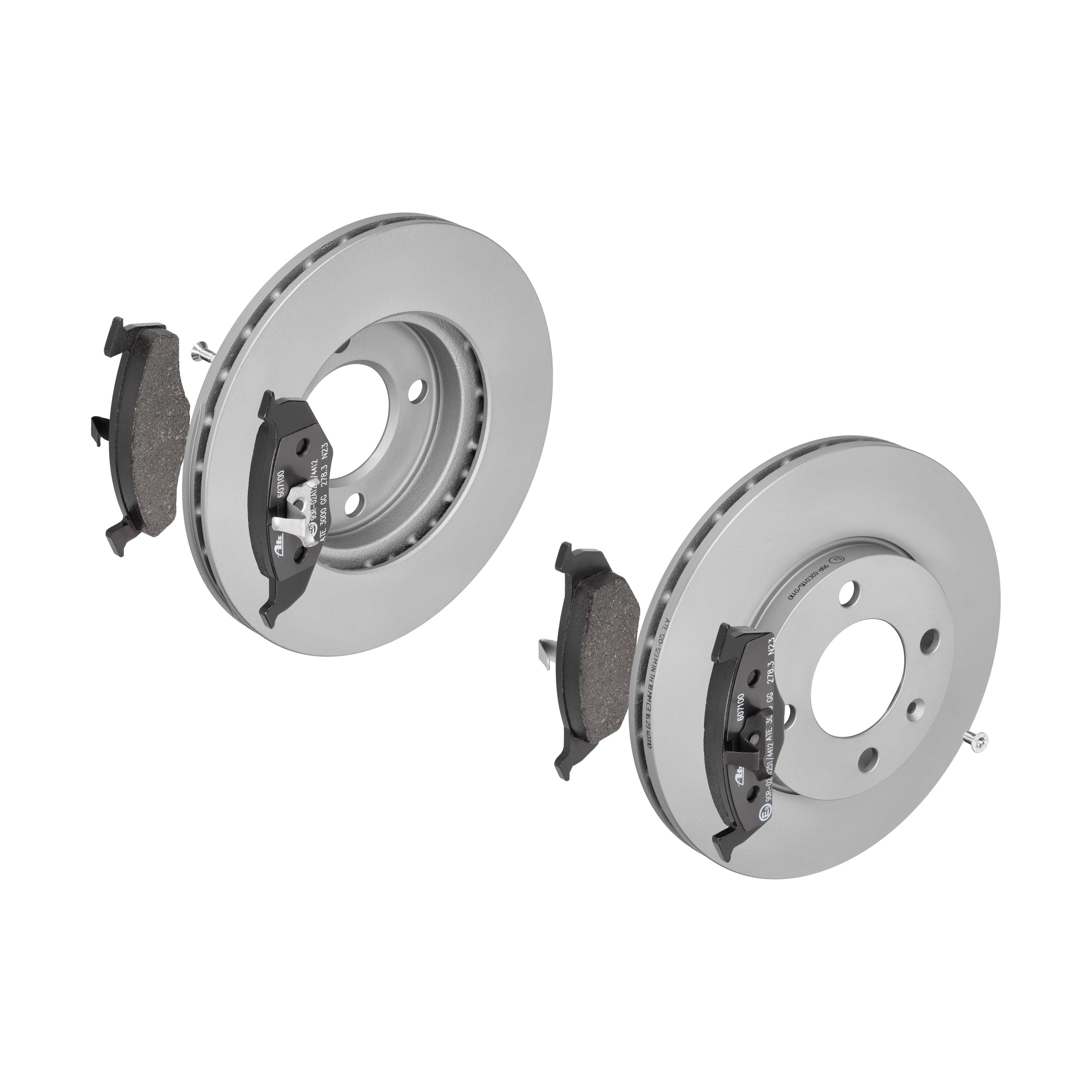 ATE 142021885 foraksel ventileret 239mm 20mm for VAG SEAT SKODA
