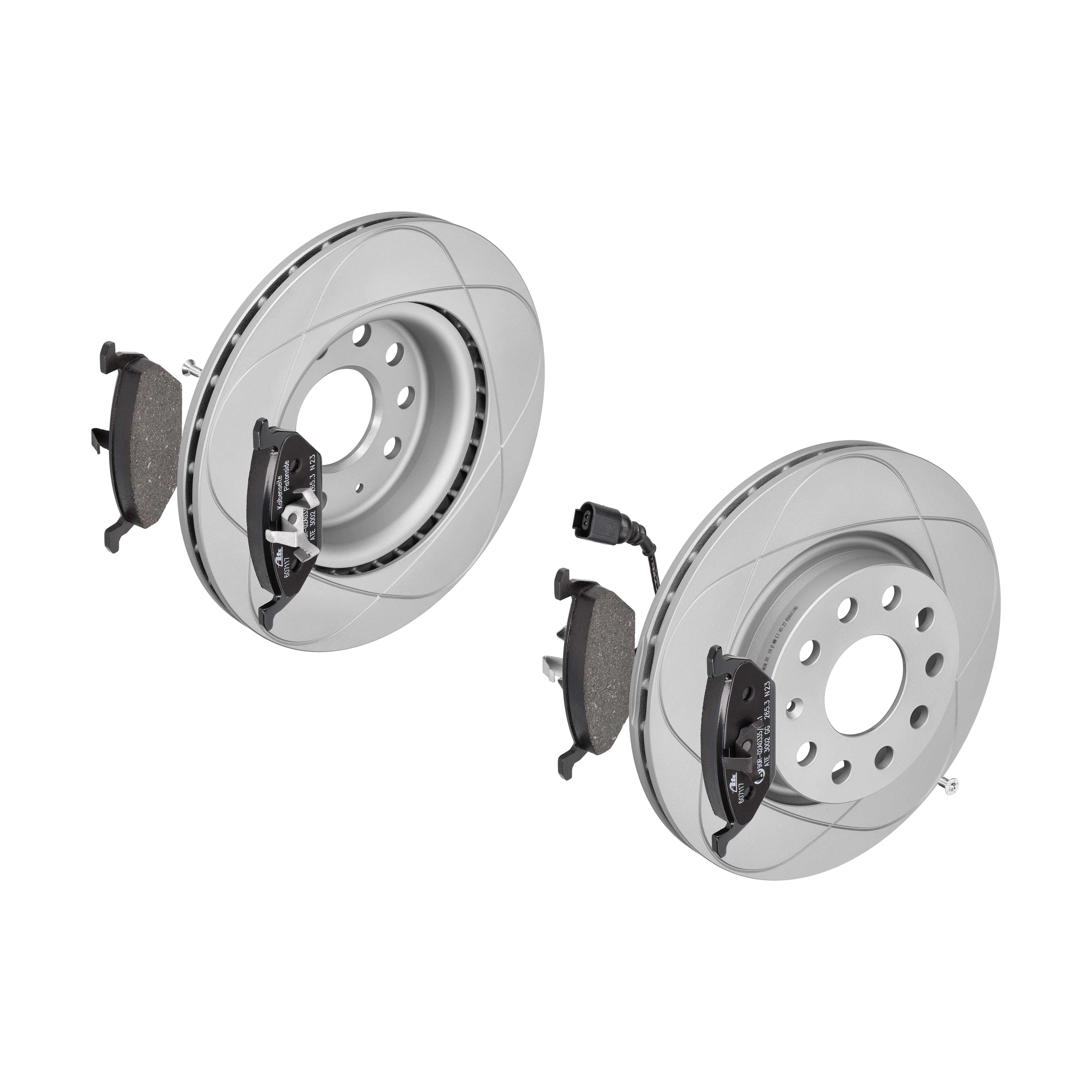 ATE Bremsesæt, skivebremser 142042902 foraksel ventileret 280mm 22mm for SKODA SEAT VAG
