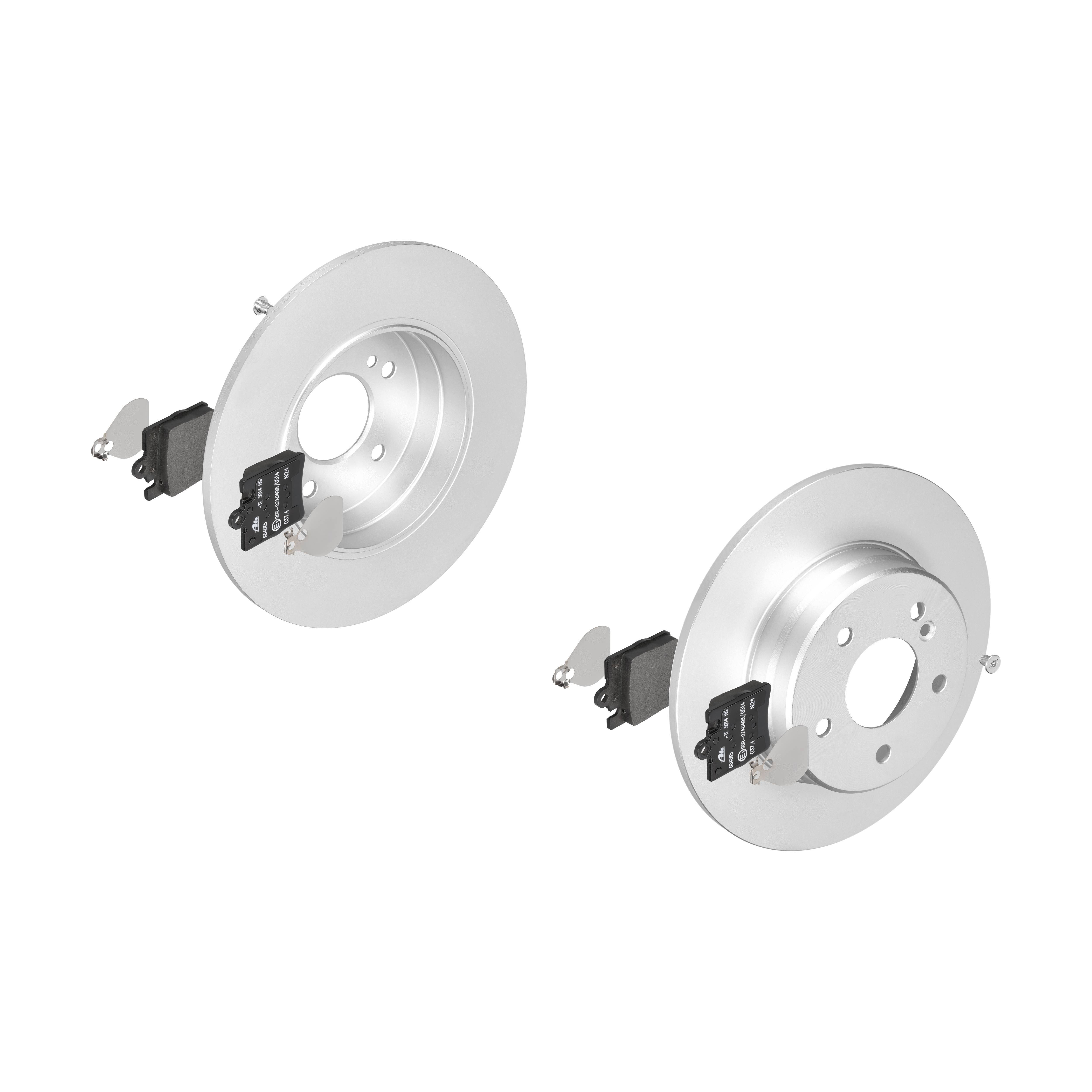 ATE Bremsesæt, skivebremser 142021977 bagaksel fuld 290mm 10mm for MERCEDES-BENZ
