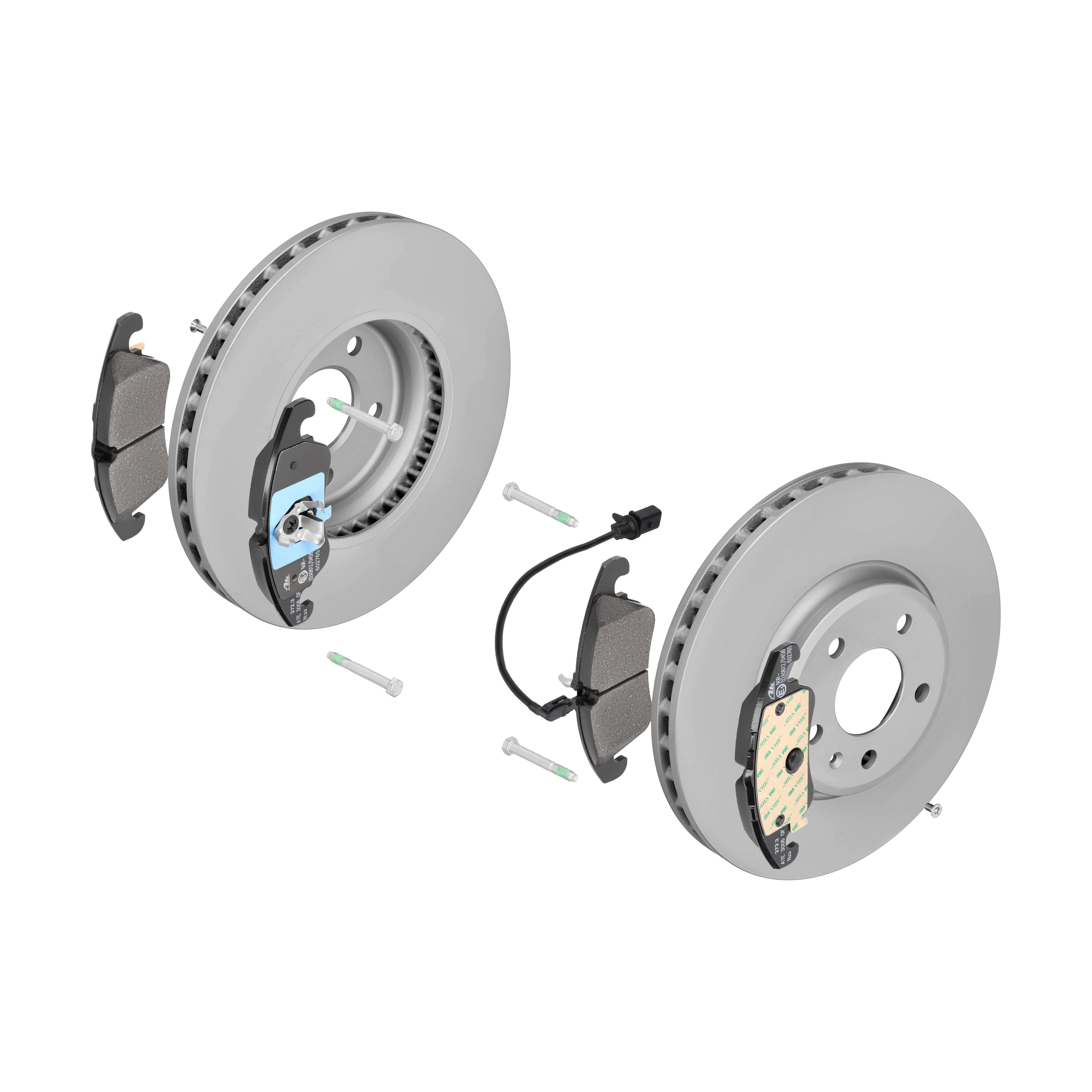 ATE Bremsesæt, skivebremser sg00000chi foraksel ventileret 320mm 30mm for VAG