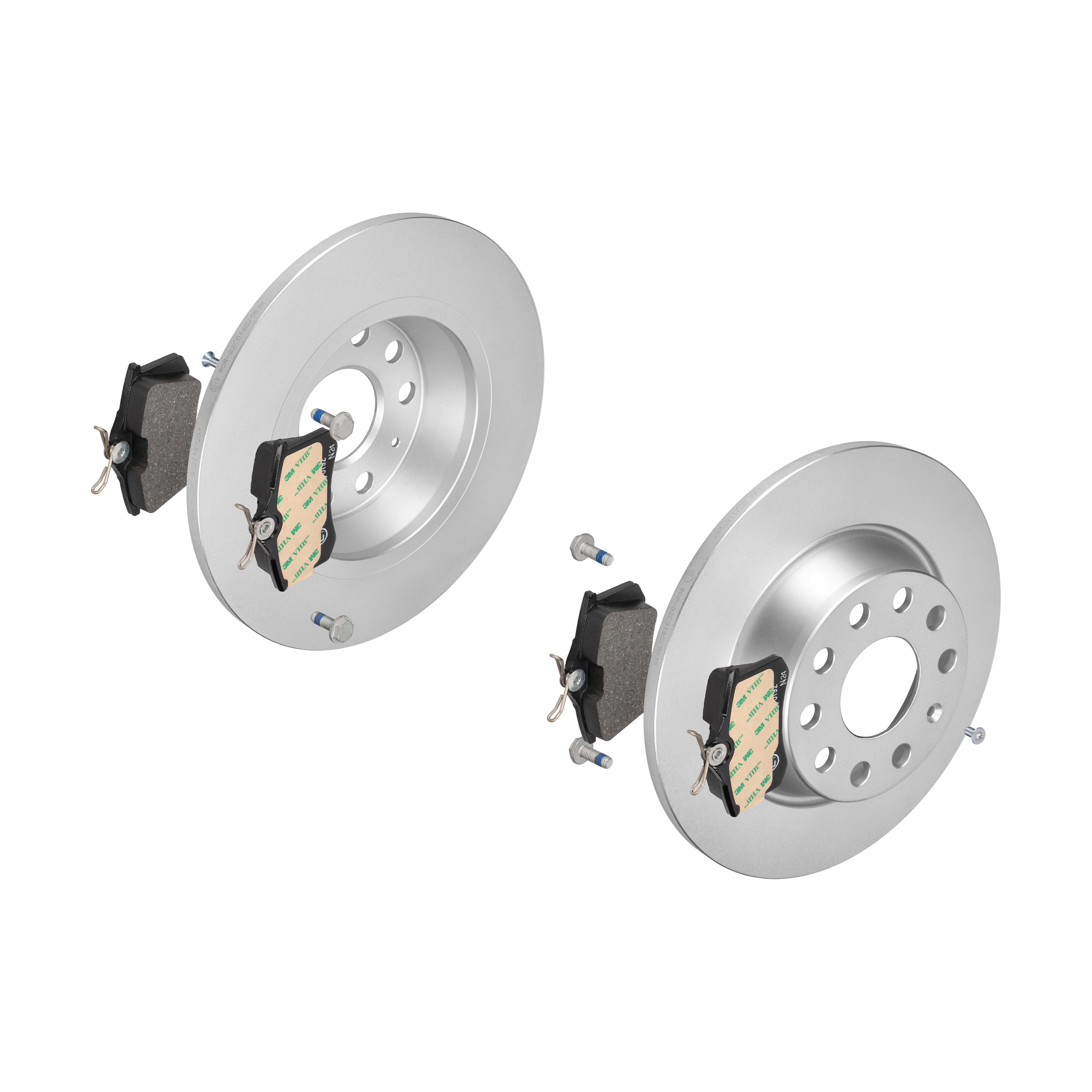 ATE Bremsesæt, skivebremser 142021856 bagaksel fuld 282mm 12mm for PEUGEOT CITROËN SEAT VAG SKODA