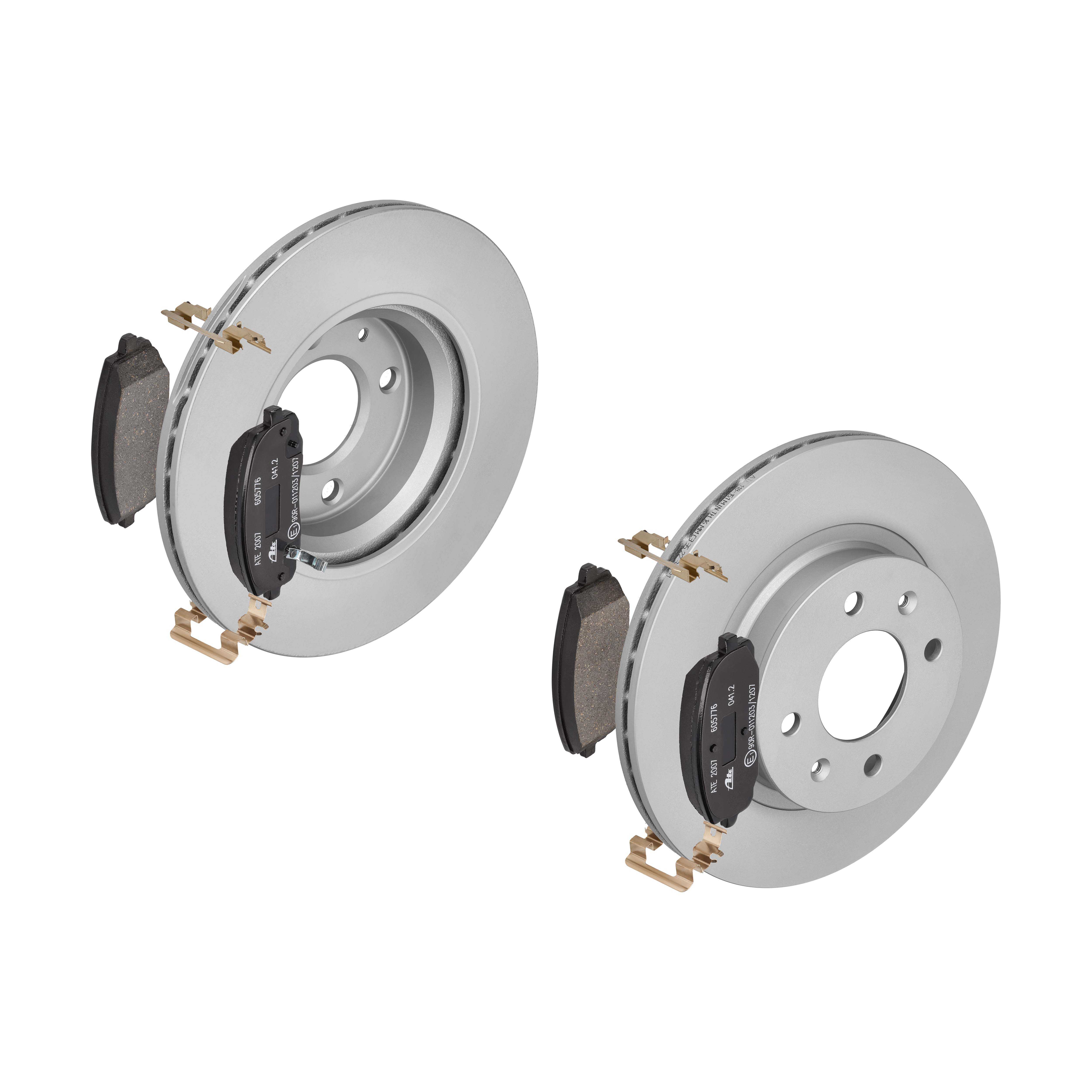 ATE Bremsesæt, skivebremser ijf14155u0 foraksel ventileret 256mm 18mm for KIA HYUNDAI