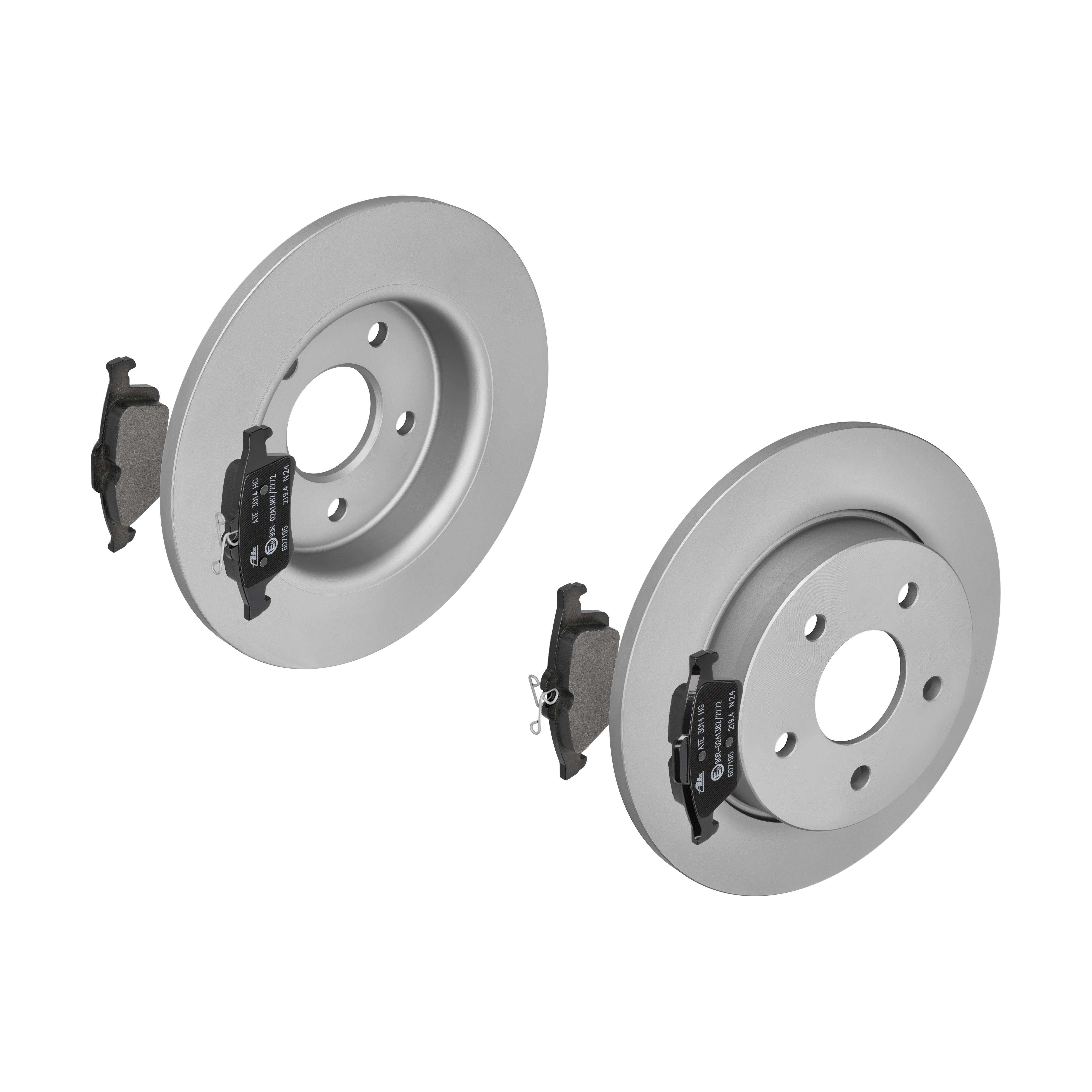 ATE Bremsesæt, skivebremser 142021860 bagaksel fuld 265mm 11mm for FORD VAUXHALL OPEL VOLVO SAAB GENERAL MOTORS MAZDA