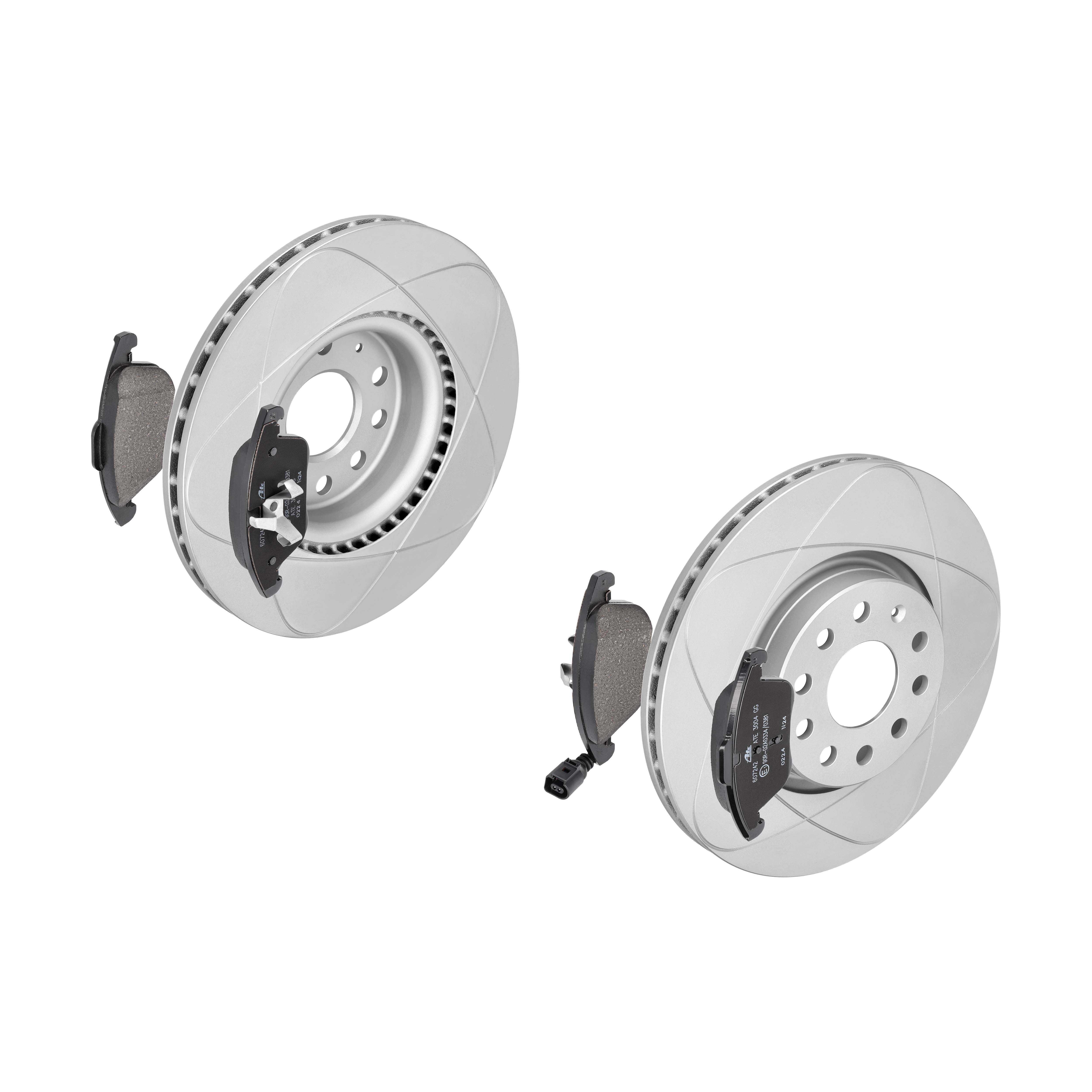 ATE Bremsesæt, skivebremser 142043017 foraksel ventileret 312mm 25mm for SKODA SEAT VAG