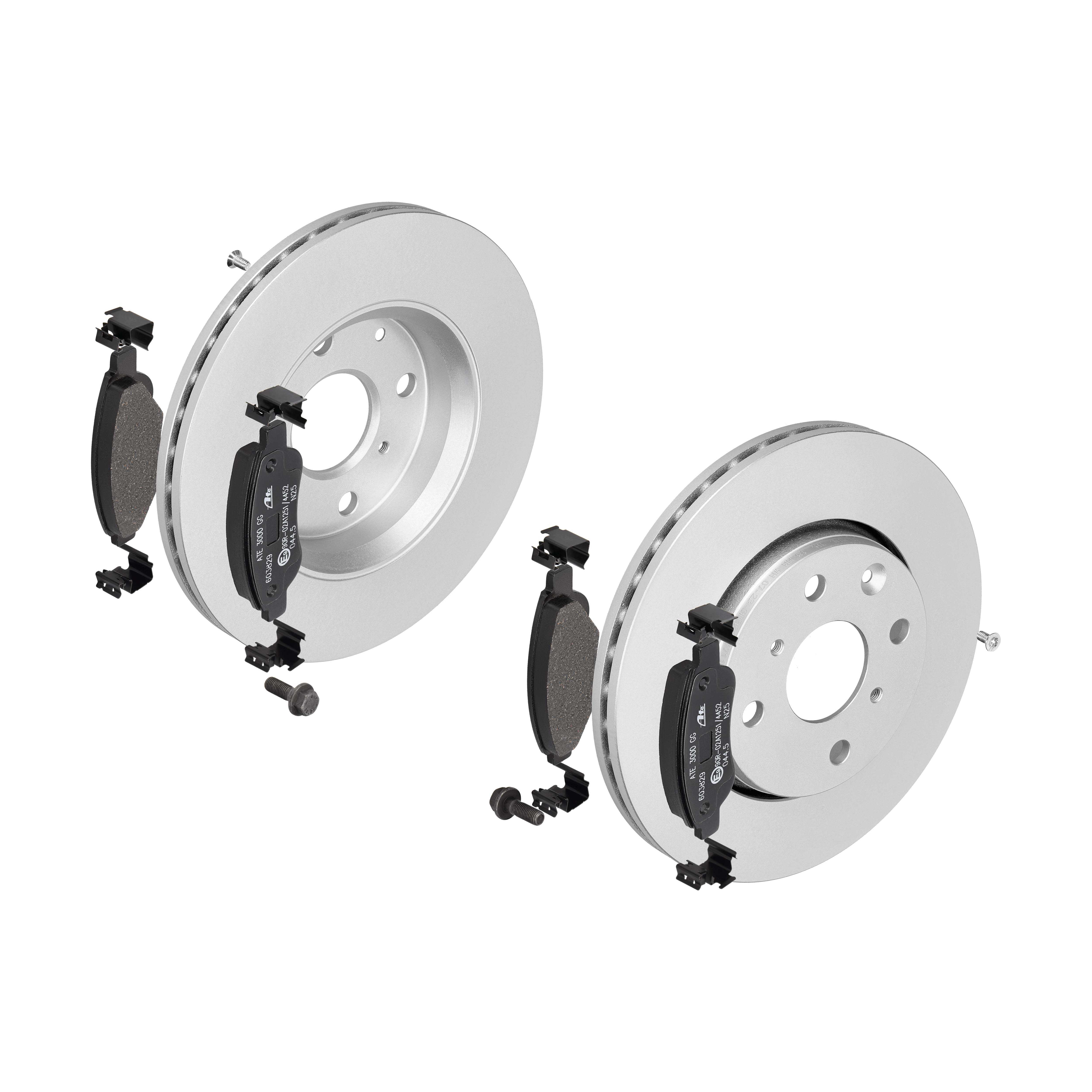 ATE Bremsesæt, skivebremser 142021893 foraksel ventileret 247mm 20mm for PEUGEOT CITROËN TOYOTA