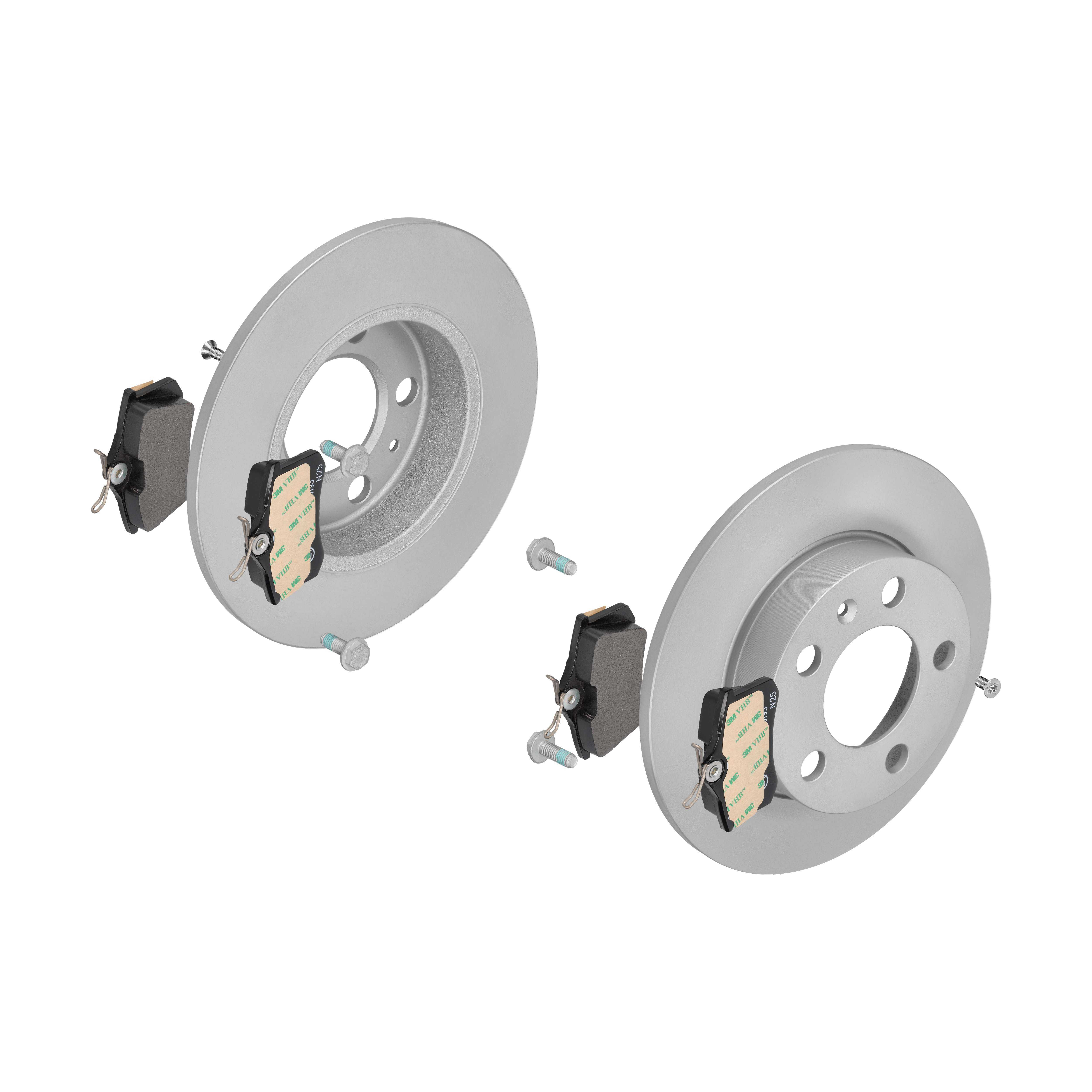 ATE Bremsesæt, skivebremser 142021652 bagaksel fuld 230mm 9mm for PEUGEOT CITROËN SKODA VAG SEAT