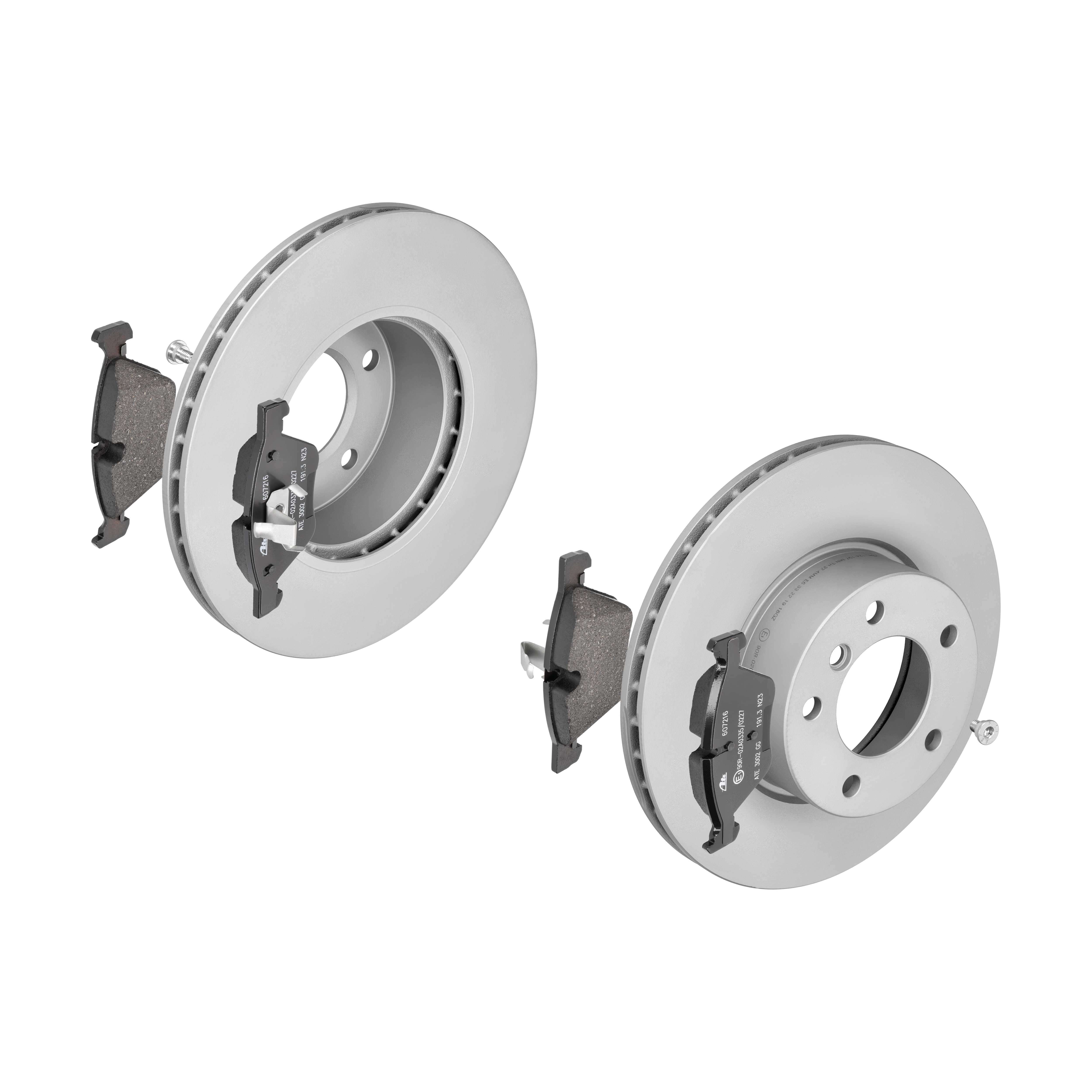 ATE Bremsesæt, skivebremser 142022167 foraksel ventileret 300mm 24mm for BMW