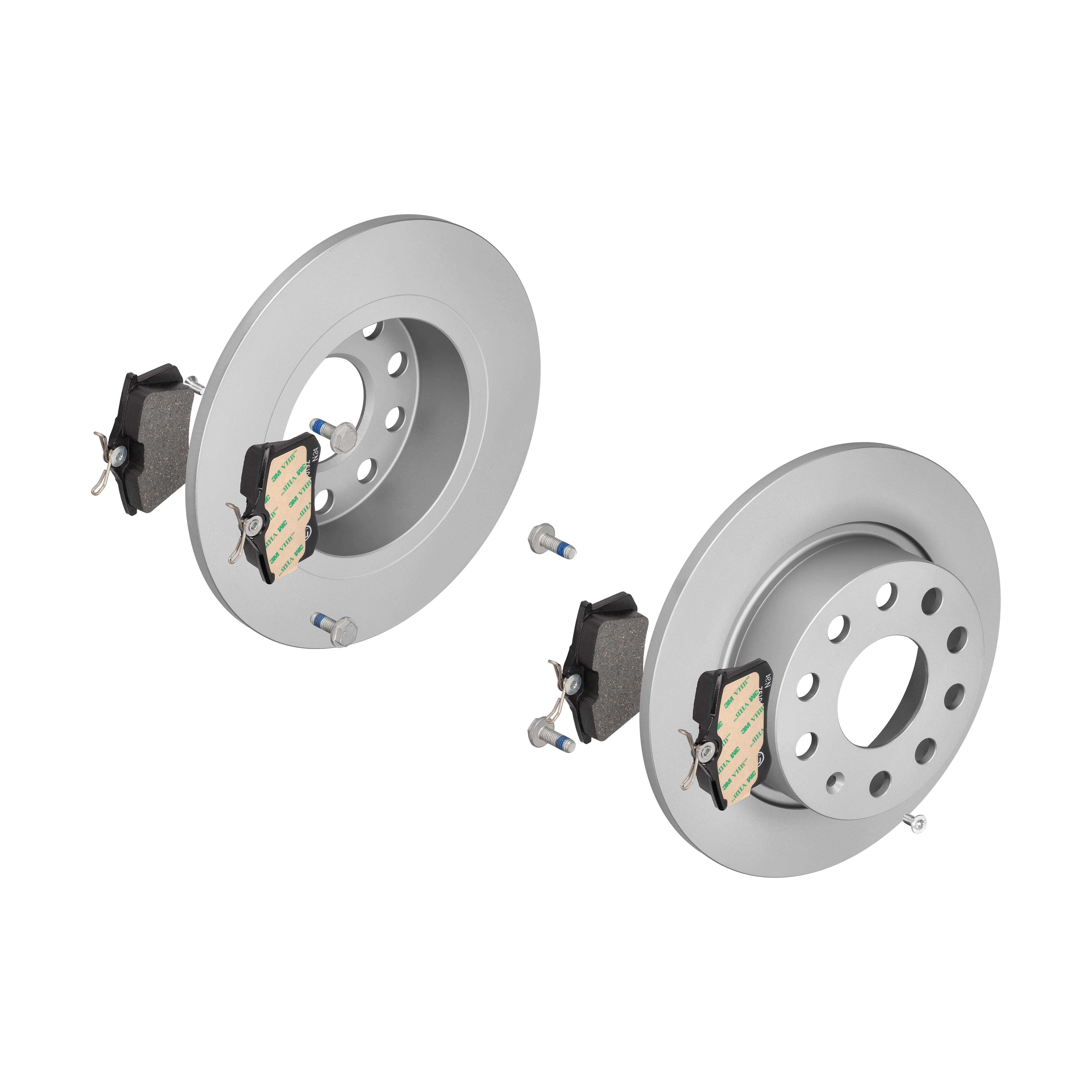 ATE Bremsesæt, skivebremser 142021701 bagaksel fuld 253mm 10mm for PEUGEOT CITROËN VAG SKODA SEAT