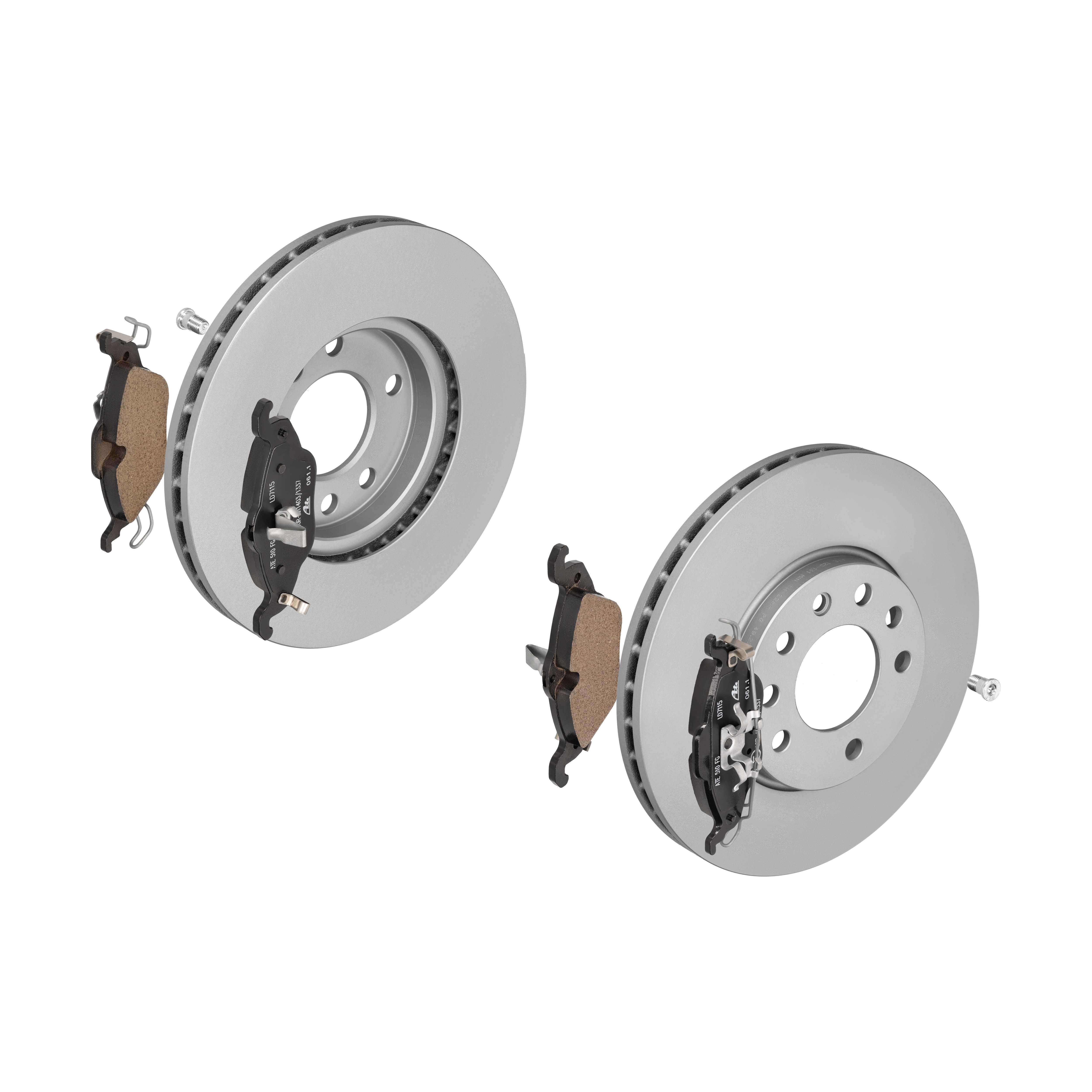 ATE Bremsesæt, skivebremser 142021683 foraksel ventileret 280mm 24mm for VAUXHALL OPEL CHEVROLET