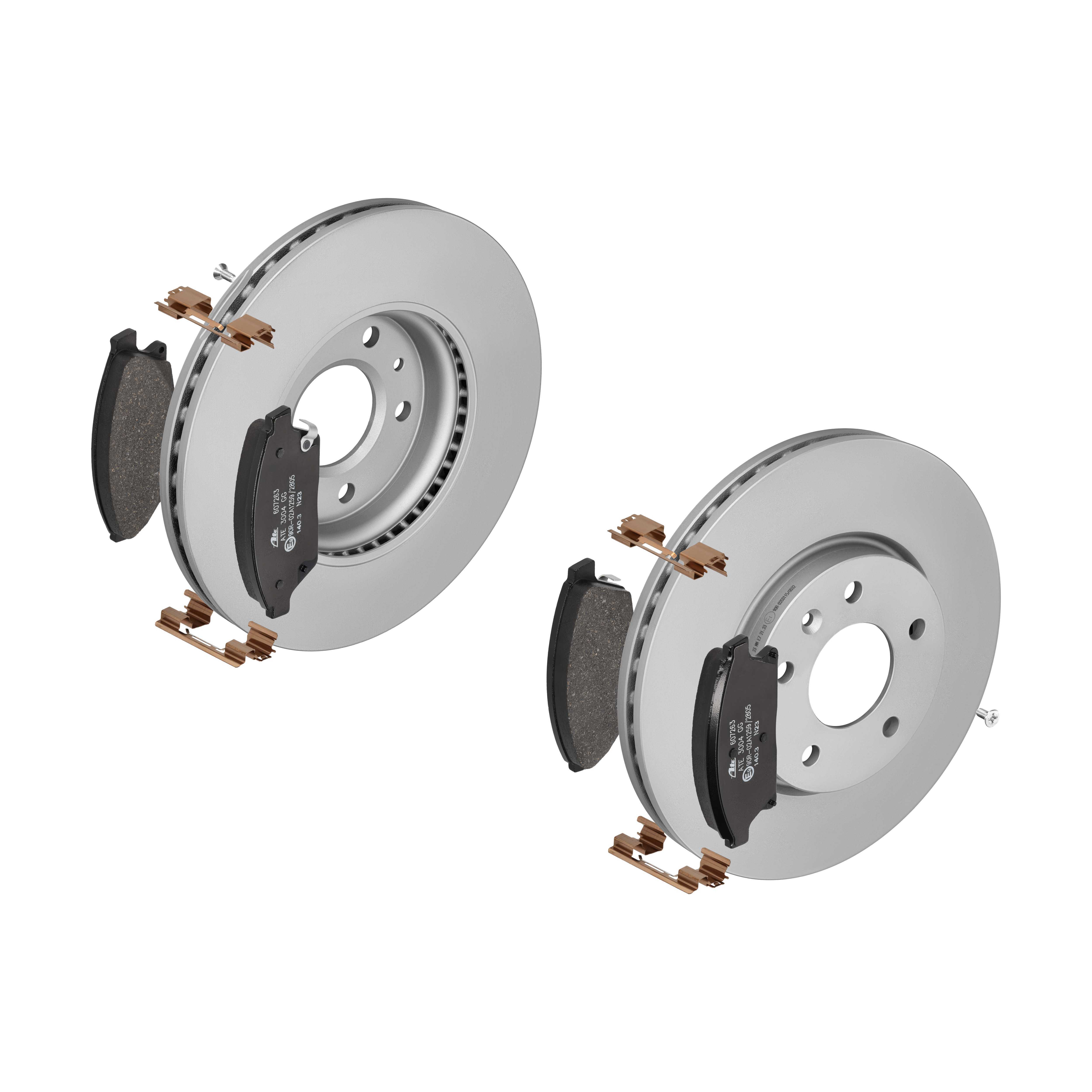 ATE Bremsesæt, skivebremser 142022894 foraksel ventileret 300mm 26mm for OPEL VAUXHALL CHEVROLET
