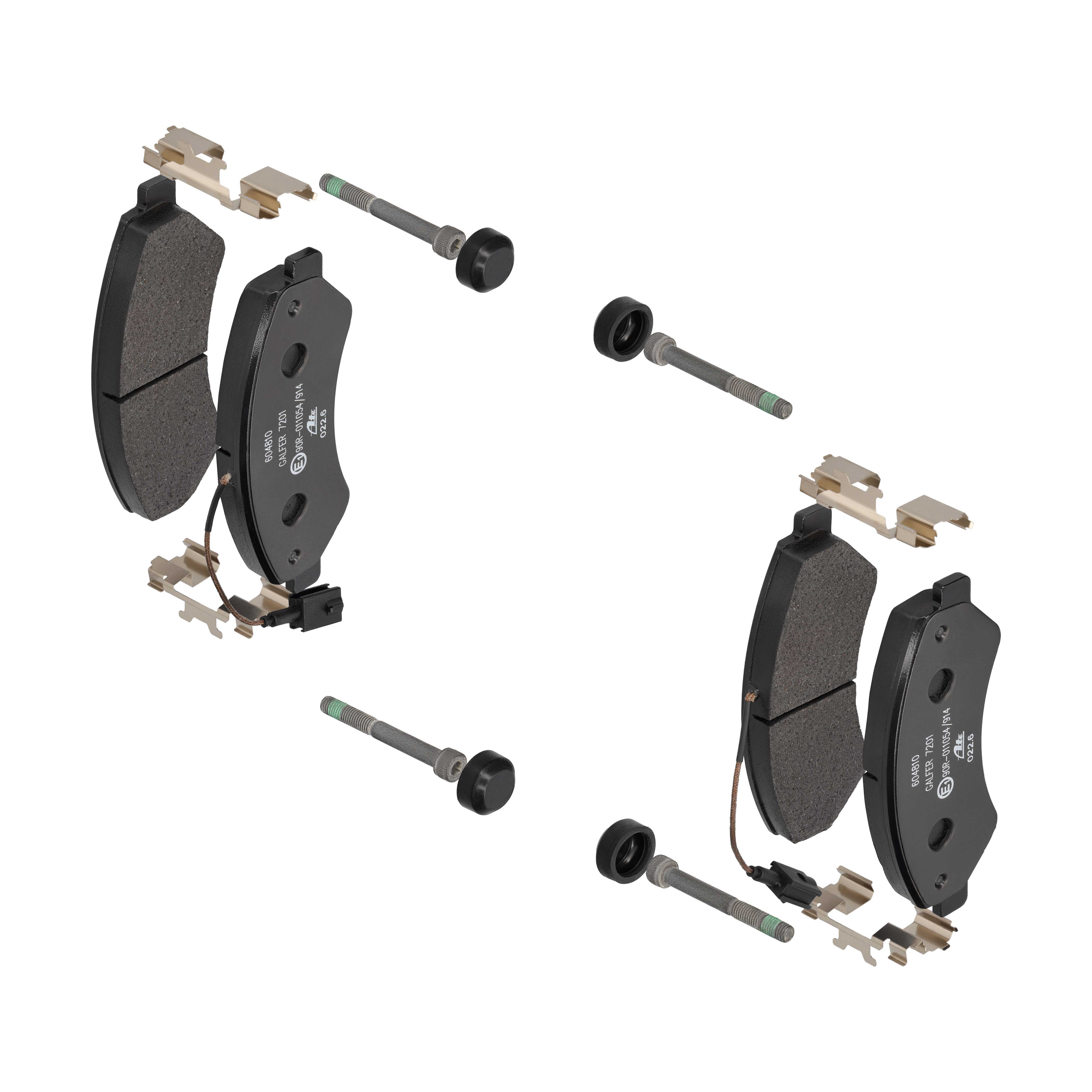 ATE Bremseklodser 13046048102 for PEUGEOT CITROËN FIAT
