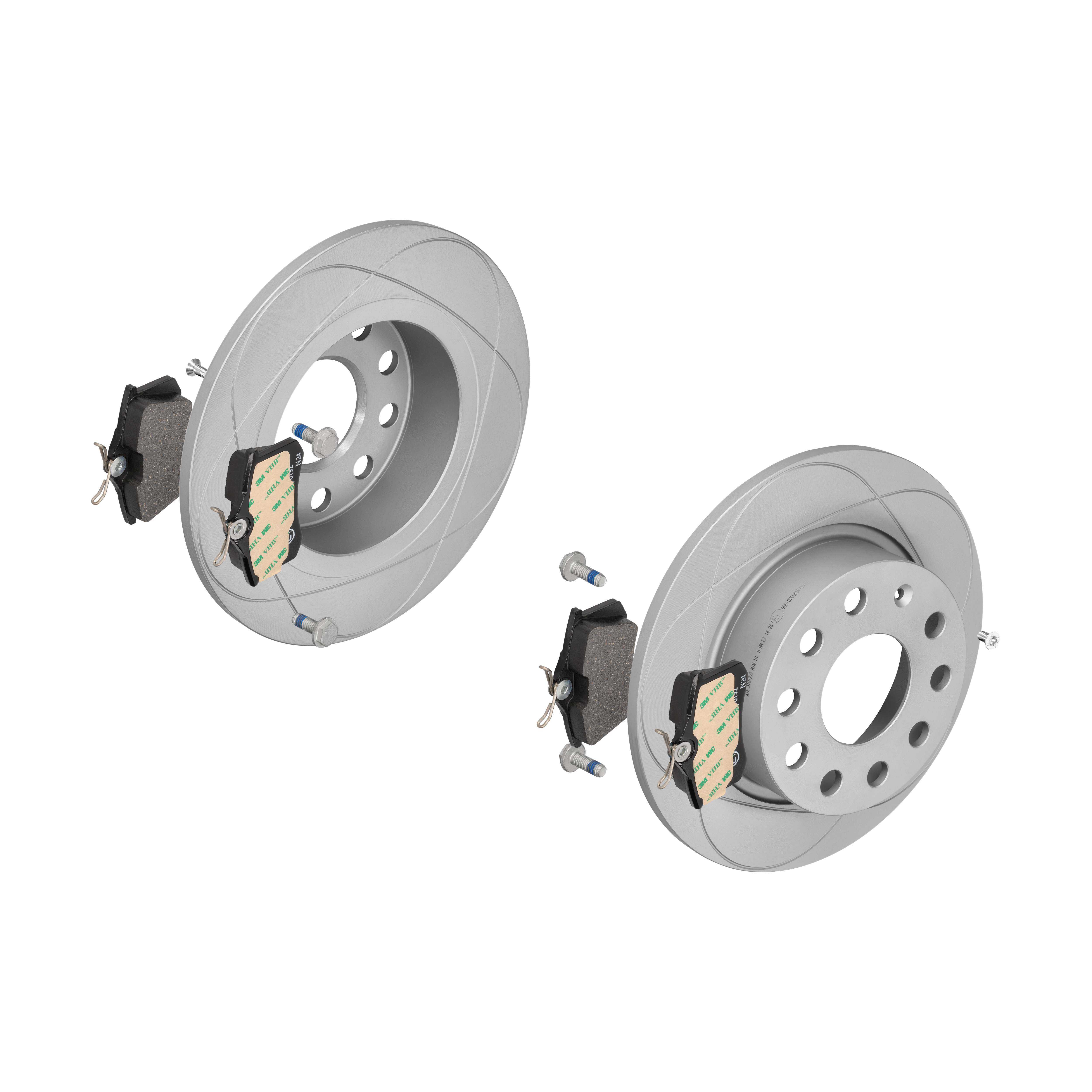 ATE Bremsesæt, skivebremser 142042696 bagaksel fuld 253mm 10mm for PEUGEOT CITROËN VAG SKODA SEAT