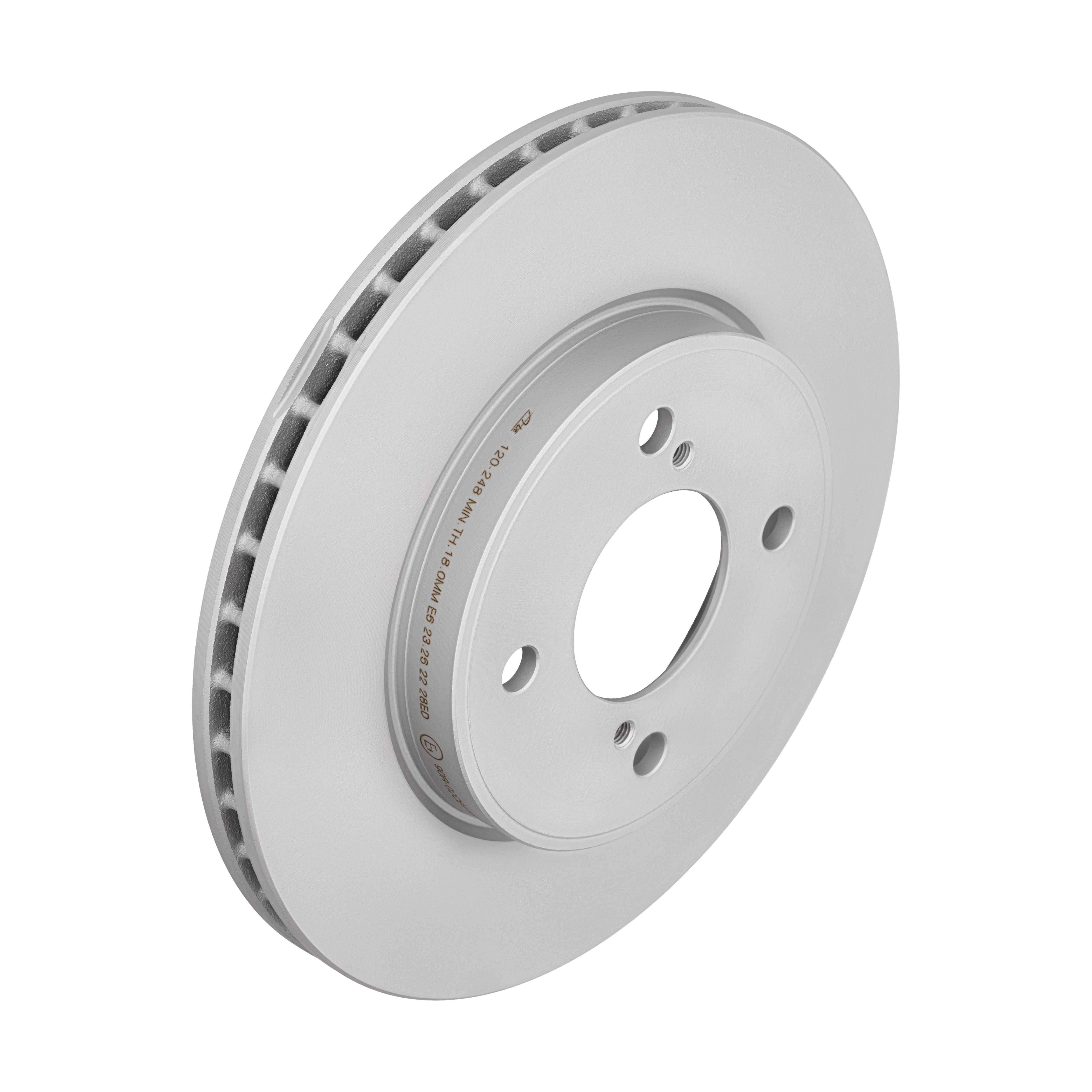 ATE Bremseskive 24012002481 ventileret 252mm 20mm for SUZUKI