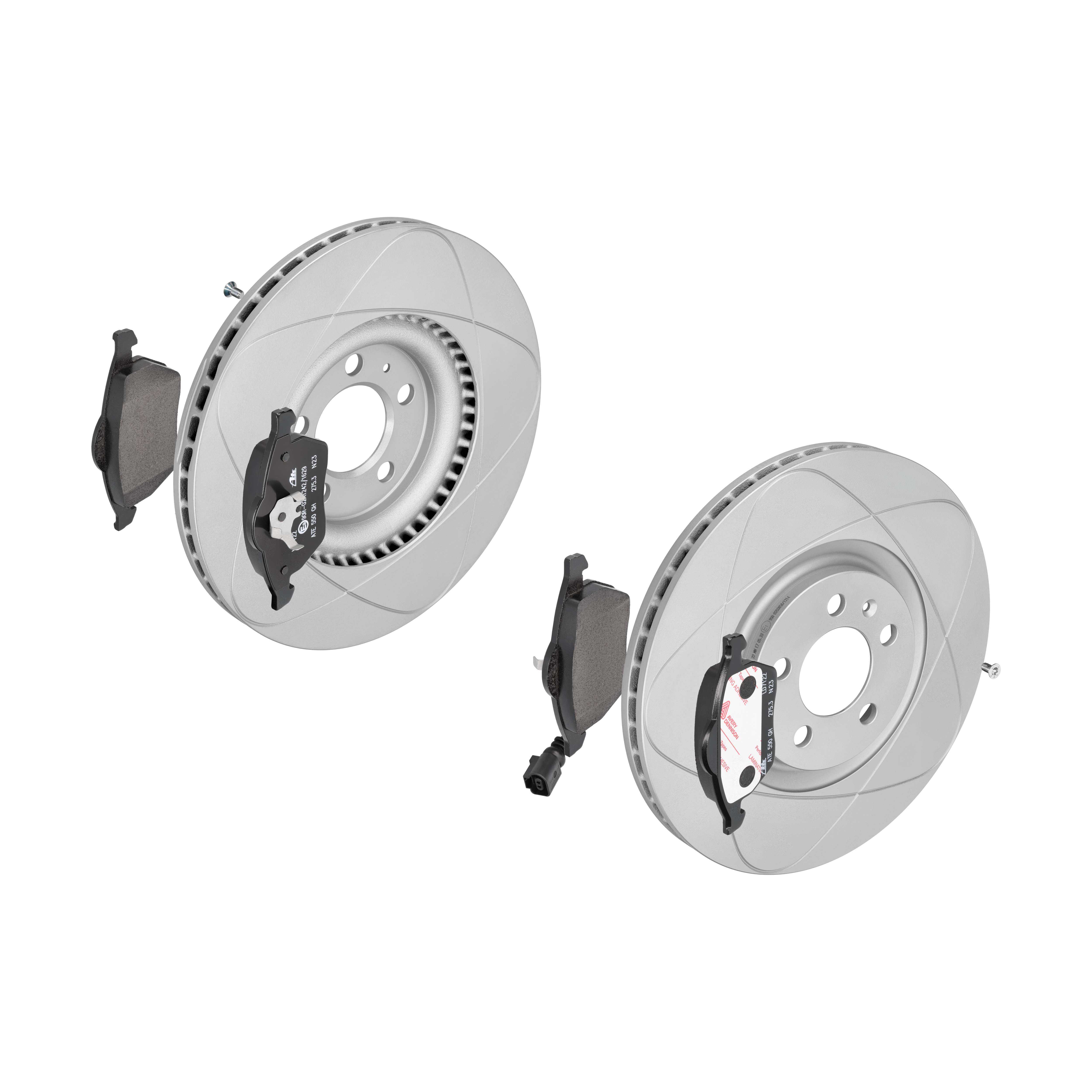 ATE Bremsesæt, skivebremser 142042984 foraksel ventileret 310mm 25mm for VAG SKODA SEAT