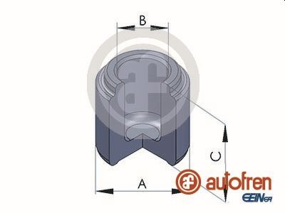 AUTOFREN SEINSA Stempel, bremsekaliper d02552 for MITSUBISHI TOYOTA
