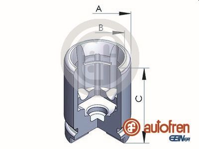 AUTOFREN SEINSA Stempel, bremsekaliper d025233 for FIAT / LANCIA ROVER HONDA NISSAN SUZUKI