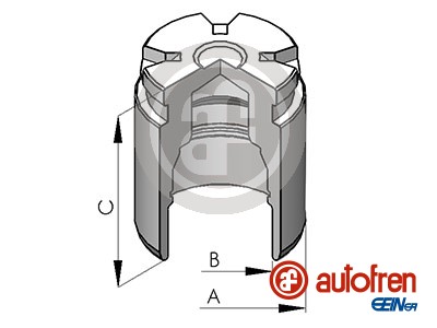 AUTOFREN SEINSA Stempel, bremsekaliper d025124 for FORD MAZDA