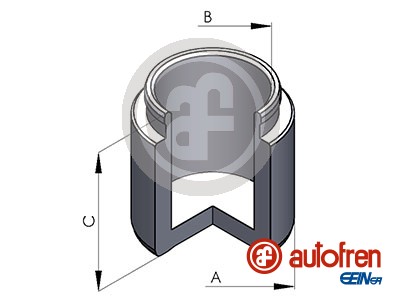 AUTOFREN SEINSA Stempel, bremsekaliper d025128 for MAZDA MITSUBISHI NISSAN SUBARU