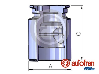 AUTOFREN SEINSA Stempel, bremsekaliper d025221 for OPEL