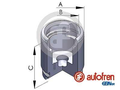AUTOFREN SEINSA Stempel, bremsekaliper d025258 for CITROËN RENAULT