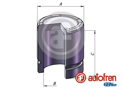 AUTOFREN SEINSA Stempel, bremsekaliper d025357 for HYUNDAI