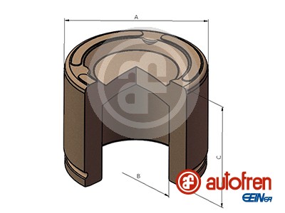 AUTOFREN SEINSA Stempel, bremsekaliper d025496 for DODGE