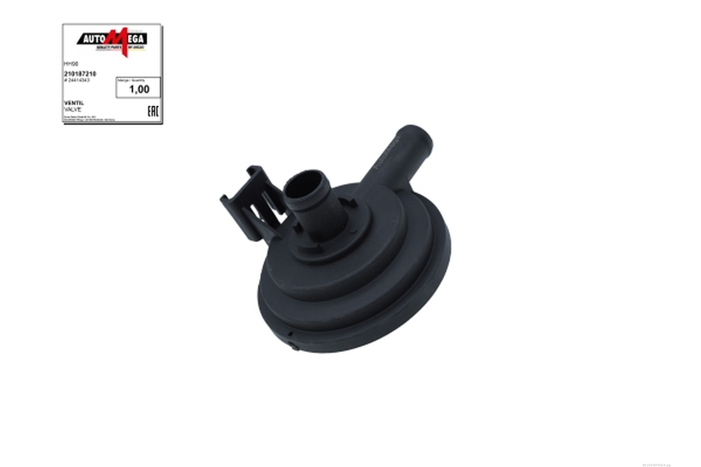 AUTOMEGA Kontrolventil, luftindtag 210187210 for OPEL GENERAL MOTORS
