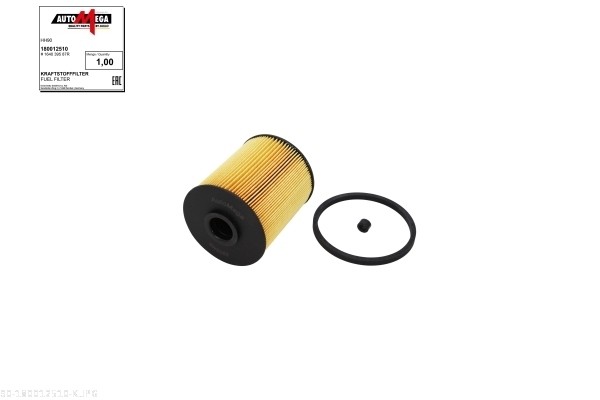 AUTOMEGA Brændstof-filter 180012510 Filterindsats supplementary_articlesupplementary_info_596|Tillægsartikel/Yderligere info.|med pakninger length_mm_