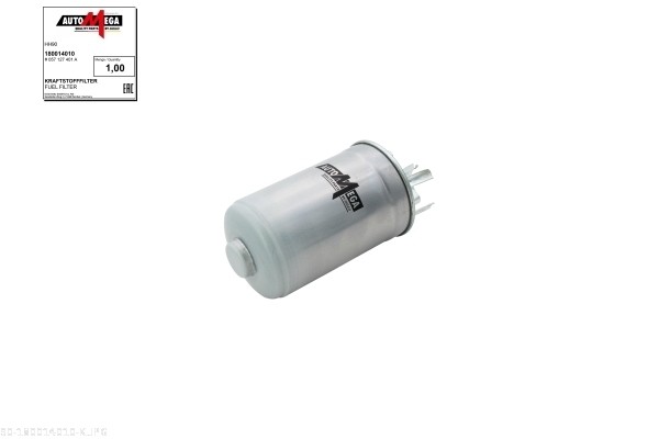 AUTOMEGA Brændstof-filter 180014010 Filterindsats for AUDI VAG