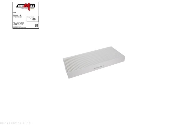 AUTOMEGA Kabineluftfilter 180002110 for DACIA