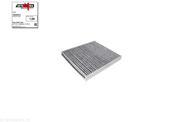 AUTOMEGA Kabineluftfilter 180006610 for VAG AUDI SMART