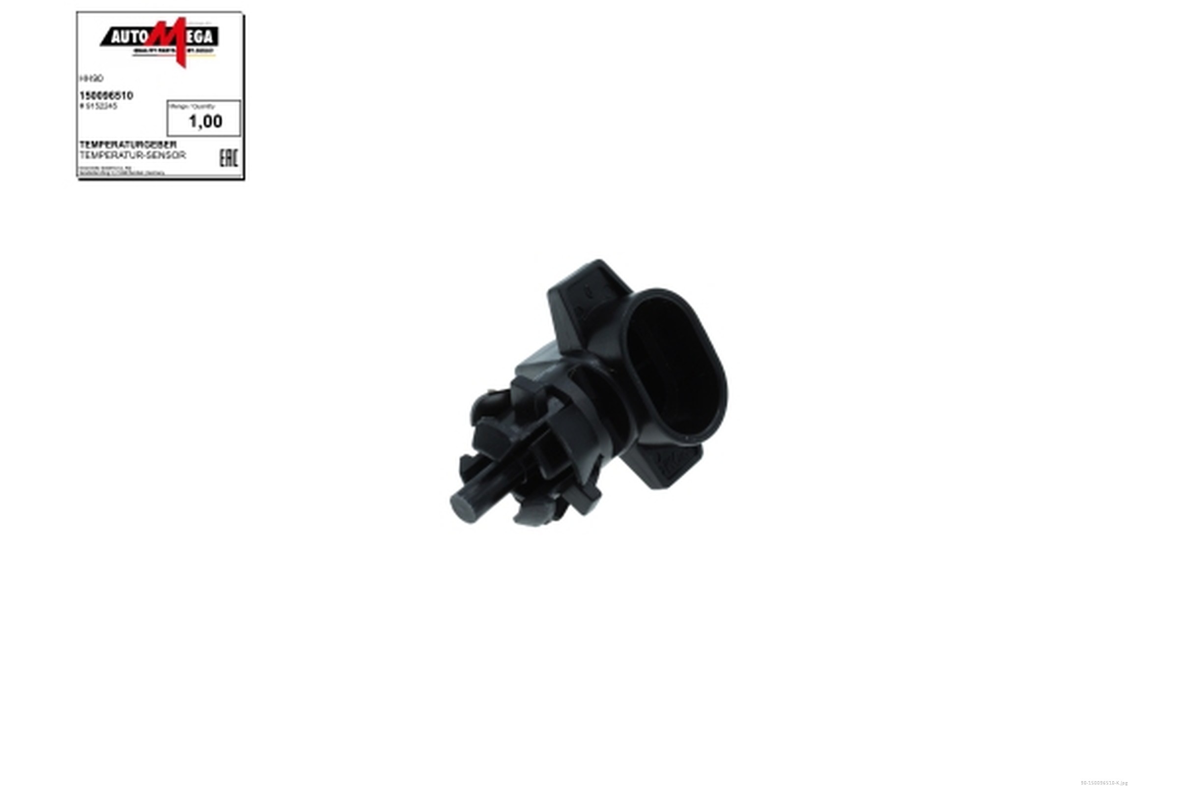 AUTOMEGA Sensor, udetemp. 150096510 for OPEL GENERAL MOTORS