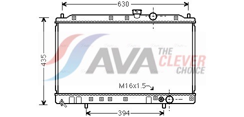 AVA CLEVER CHOICE Køler, motorkøling mt2064 for MITSUBISHI