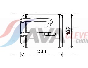 AVA CLEVER CHOICE Varmeelement, kabinevarme mt6260 for MITSUBISHI