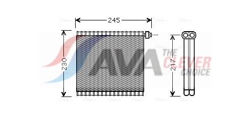AVA CLEVER CHOICE Fordamper, klimaanlæg MZV217 for MAZDA