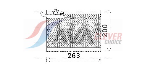 AVA CLEVER CHOICE Fordamper, klimaanlæg pev351 for PEUGEOT