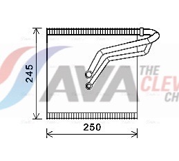 AVA CLEVER CHOICE Fordamper, klimaanlæg vnv387 for CUPRA