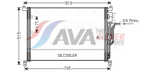 AVA CLEVER CHOICE Kondensor, klimaanlæg ai5301 for AUDI