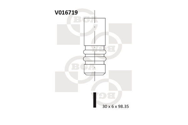 BGA Udstødningsventil v016719 for VW