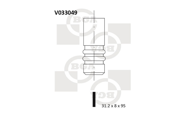 BGA Udstødningsventil v033049 for VW