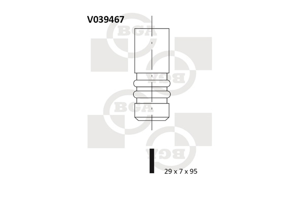 BGA Udstødningsventil v039467 for VW