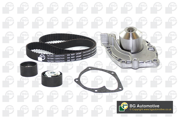 BGA Vandpumpe + tandremssæt tb7304cpk for FORD OPEL VOLVO MITSUBISHI NISSAN RENAULT DACIA