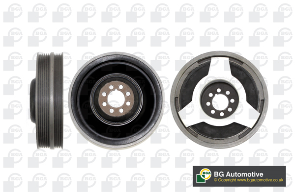 BGA Remskive, krumtapaksel dp0200 for VW