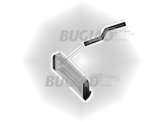 BUGIAD Ladeluftslange 88684 højre for FORD