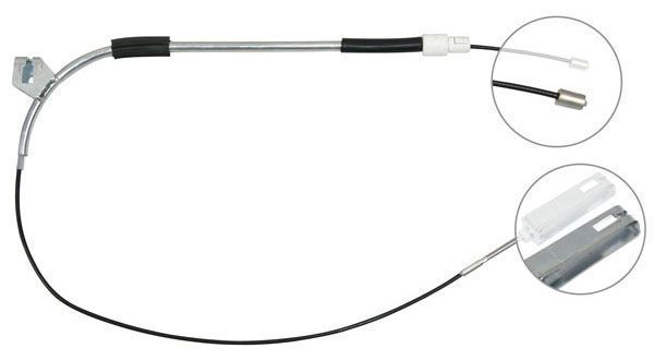 F.BECKER Håndbremsekabel 11710130 for MERCEDES-BENZ