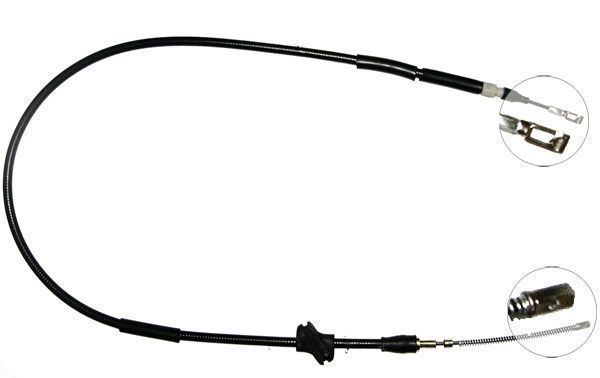 F.BECKER Håndbremsekabel 11710188 for AUDI