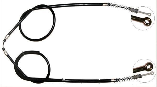 F.BECKER Håndbremsekabel 11710236 for LANCIA