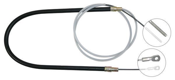 F.BECKER Håndbremsekabel 11710243 for BMW