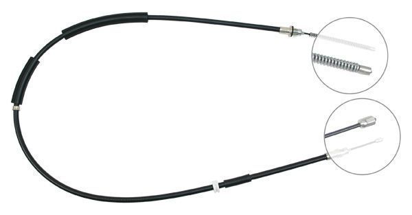 F.BECKER Håndbremsekabel 11710305 for FORD