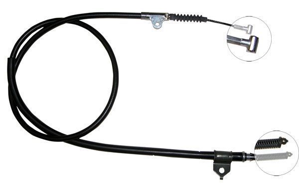 F.BECKER Håndbremsekabel 11710529 for NISSAN